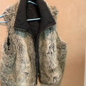 Faux fur jacket